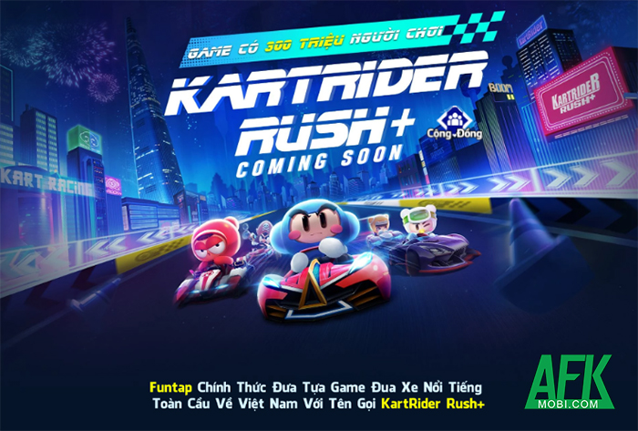 Funtap phát hành game đua xe KartRider Rush+ ở Việt Nam 1