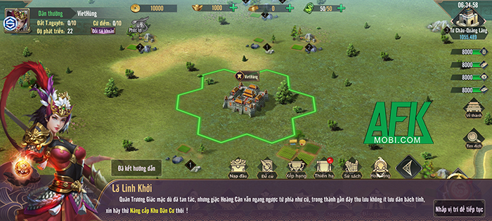 Chất chơi điều binh khiển tướng được lột tả rõ nét trong game Thiên Mệnh Tam Quốc SLG 1