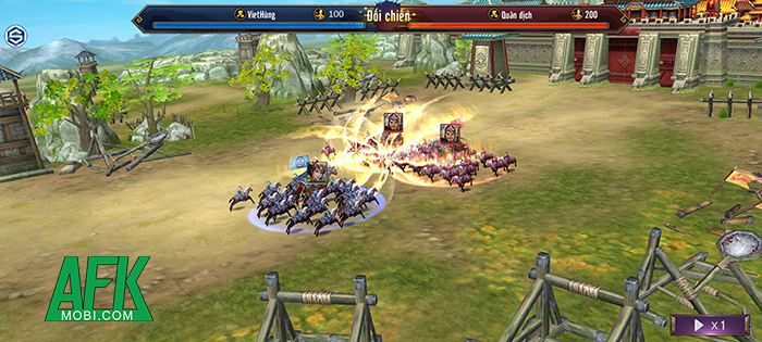 Chất chơi điều binh khiển tướng được lột tả rõ nét trong game Thiên Mệnh Tam Quốc SLG 4