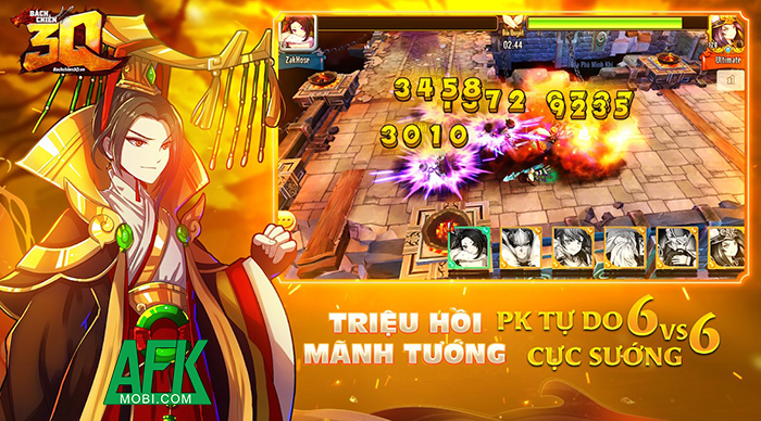 Tặng 888 giftcode game Bách Chiến 3Q Mobile 1