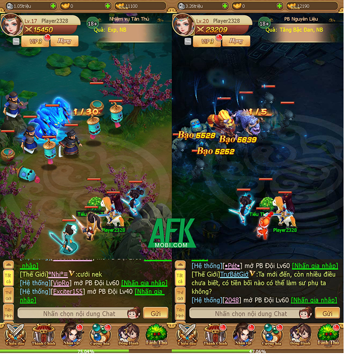 Tiên Kiếm Tiêu Dao Mobile sở hữu lối chơi nhập vai đặc trưng của dòng game H5 2