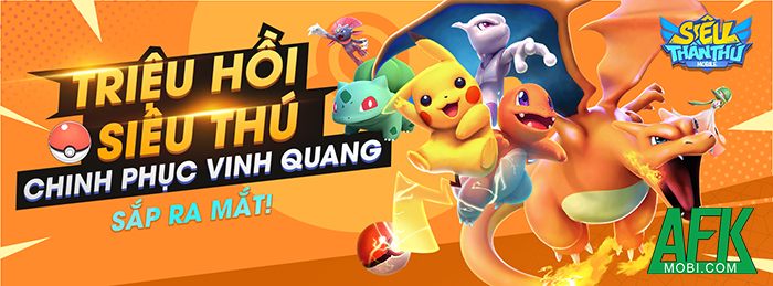 Siêu Thần Thú Mobile game Pokemon đấu tướng rảnh tay về Việt Nam 0