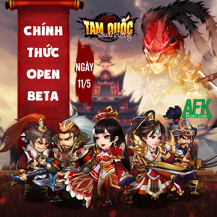 Tam Quốc Tranh Phong - Game 3Q đấu tướng do người Việt phát triển công bố ngày ra mắt 0