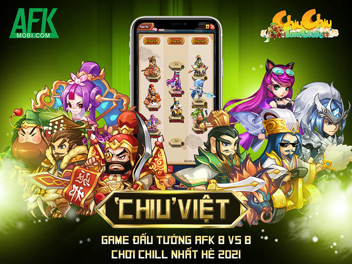 Game Chiu Chiu Tam Quốc sở hữu lối chơi đấu tướng quy mô server vs server 0