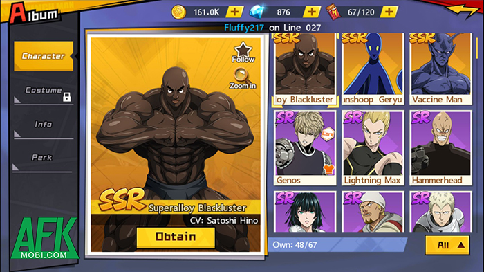 Tìm hiểu cách thức chiêu mộ anh hùng và combat trong One Punch Man: The Strongest VNG 1