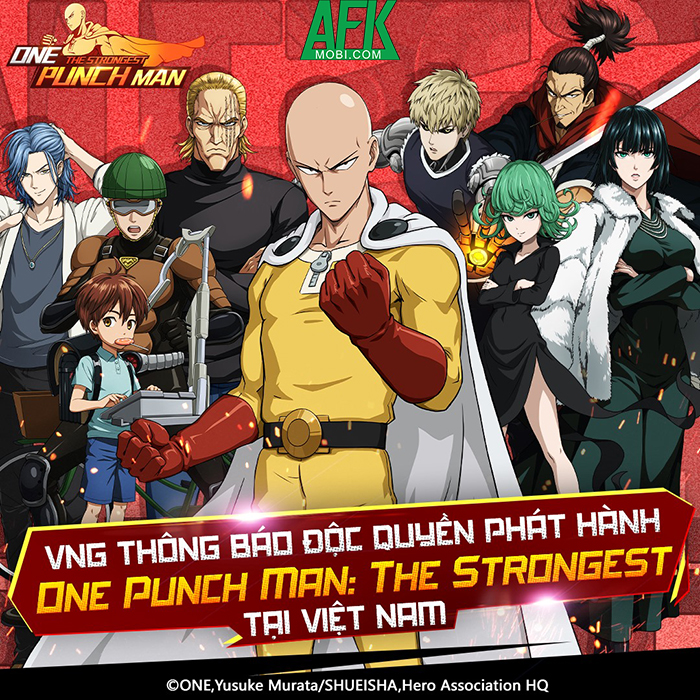 One Punch Man: The Strongest VNG đã cho phép game thủ đăng ký tải trước 0
