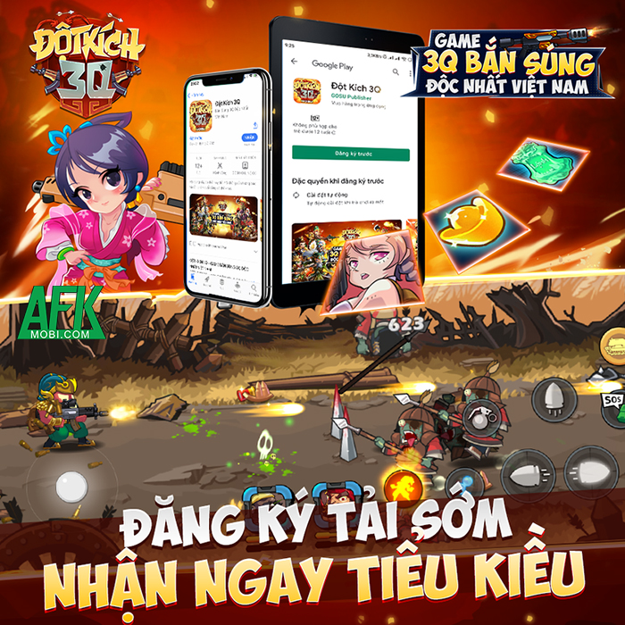 Game bắn súng đi cảnh Đột Kích 3Q đã cho game thủ đăng ký trước 1