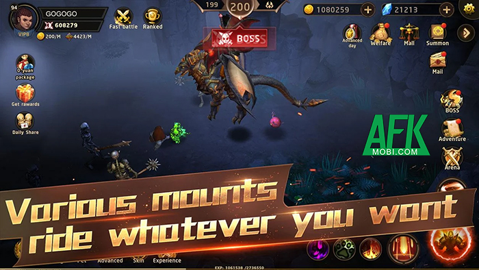 Hunter Legend: Game idle nhập vai khám phá hầm ngục phong cách Diablo 1