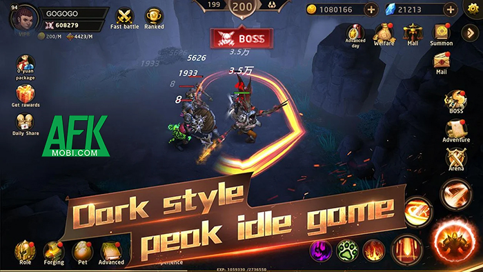 Hunter Legend: Game idle nhập vai khám phá hầm ngục phong cách Diablo 2