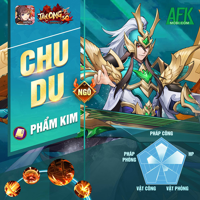 Tân OMG3Q VNG: Thêm 4 tướng mới xuất hiện qua sự kiện hạn giờ chiêu mộ kim tướng 1
