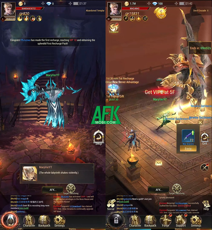 Thử ngay MMORPG màn hình dọc Metamorph M với cơ chế biến hình cực chất 1