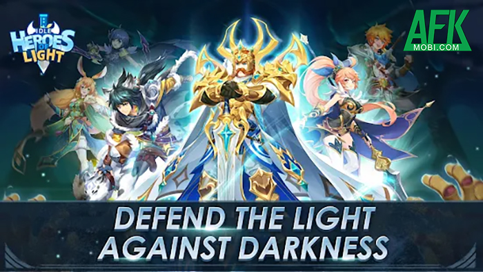 Tạo nên anh hùng trong mơ của bạn với hàng trăm loại trang bị trong Idle Heroes of Light 0