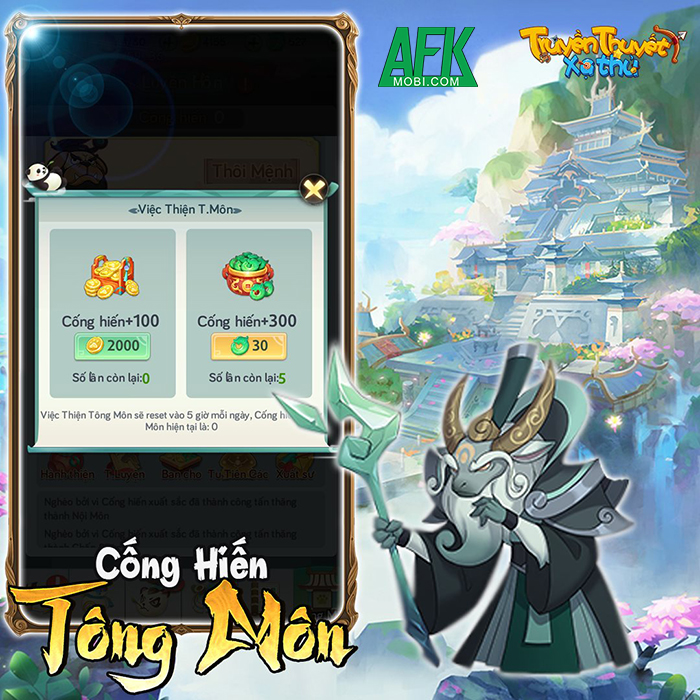 Có rất nhiều môn phái trong game Truyền Thuyết Xạ Thủ để bạn gia nhập luyện tuyệt kĩ 1