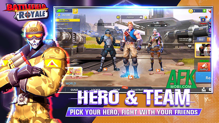 Download game Battlefield Royale for free Android and IOS