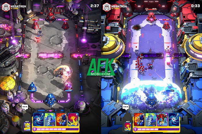 Điều khiển binh đoàn robot biến hình trong game PvP chiến thuật Transformers Tactical Arena 1