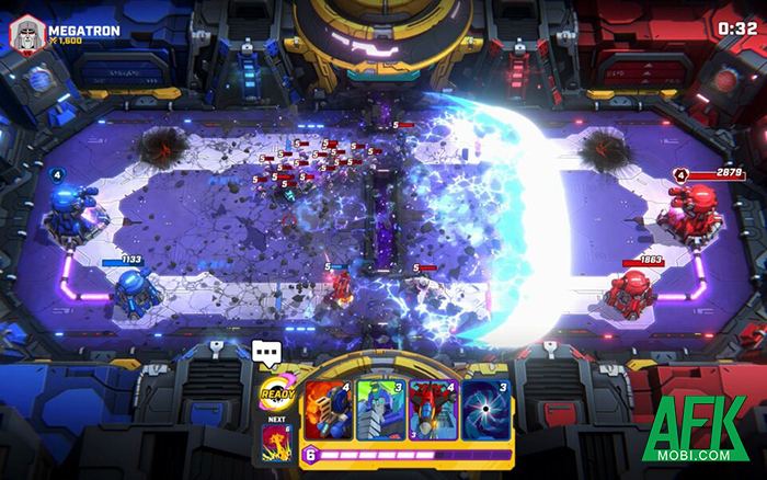 Điều khiển binh đoàn robot biến hình trong game PvP chiến thuật Transformers Tactical Arena 2