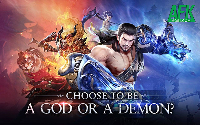 Demon God game idle nhập vai màn hình dọc bối cảnh thần ma đại chiến 0