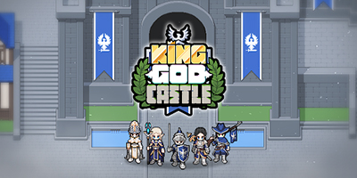 King God Castle game auto chess màn hình dọc có đồ họa pixel đầy hoài cổ