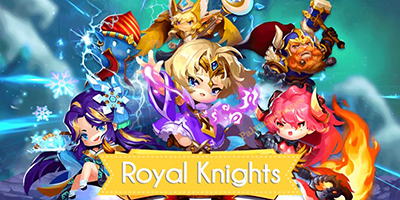 Tower Defense: Royal Knights game thủ tháp kết hợp nhập vai thẻ tướng đồ họa chibi