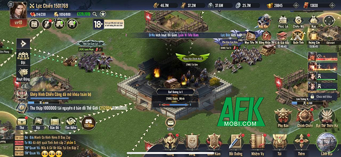 AFKMobi tặng nhiều gift code game Chiến Vương Tam Quốc 2