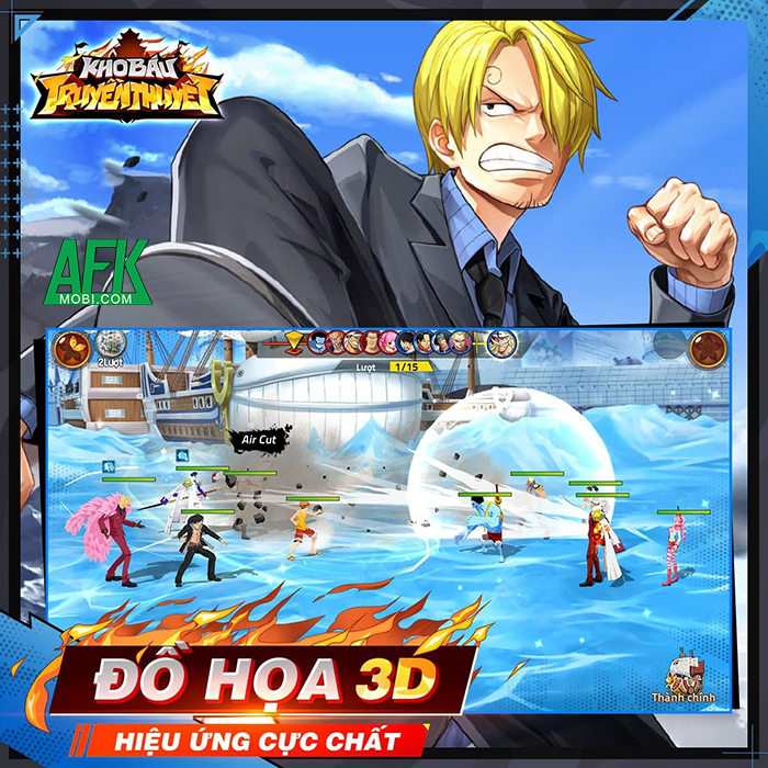 Kho Báu Truyền Thuyết Mobile game One Piece 3D thế hệ mới cập bến Việt Nam 0