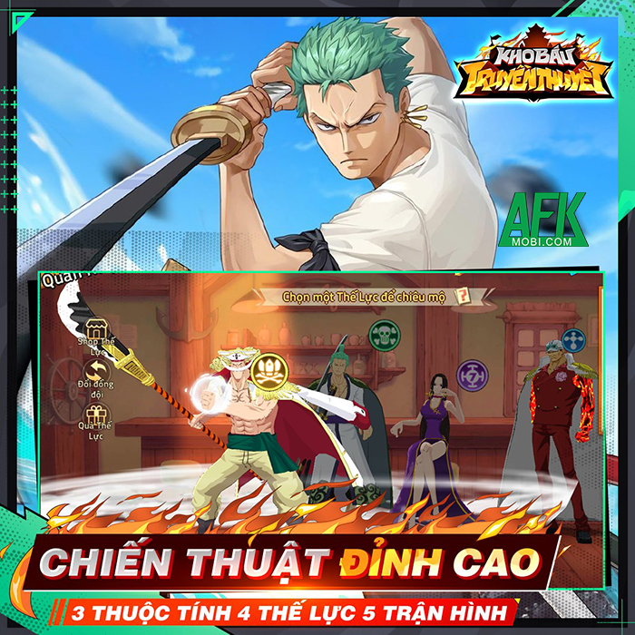 Kho Báu Truyền Thuyết Mobile game One Piece 3D thế hệ mới cập bến Việt Nam 1