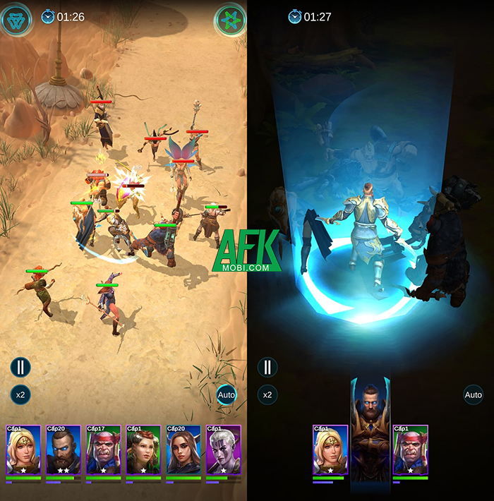 BlitZ: Rise of Heroes game idle thẻ tướng màn hình dọc đồ họa 3D đẹp mắt có hỗ trợ Tiếng Việt 7