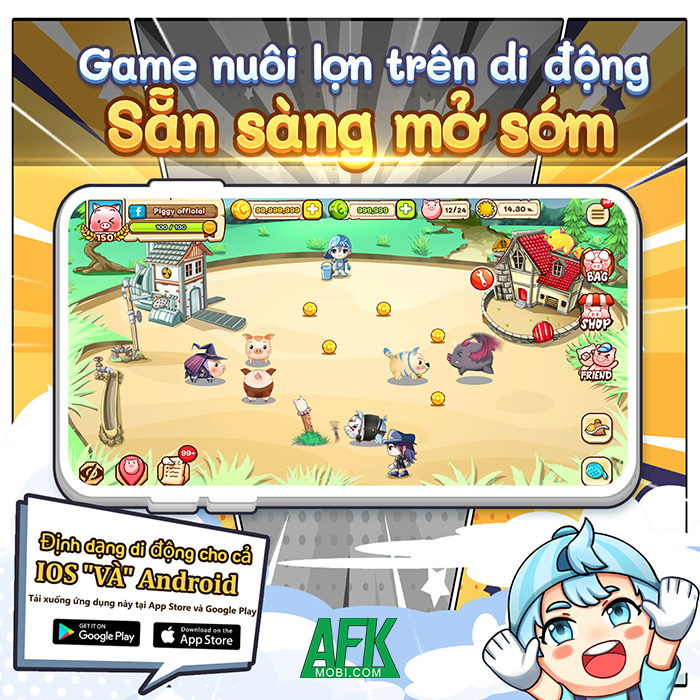 Webgame Piggy - Heo Con Vui Vẻ đã trở lại trên nền tảng di động với nhiều cải tiến mới lạ 3