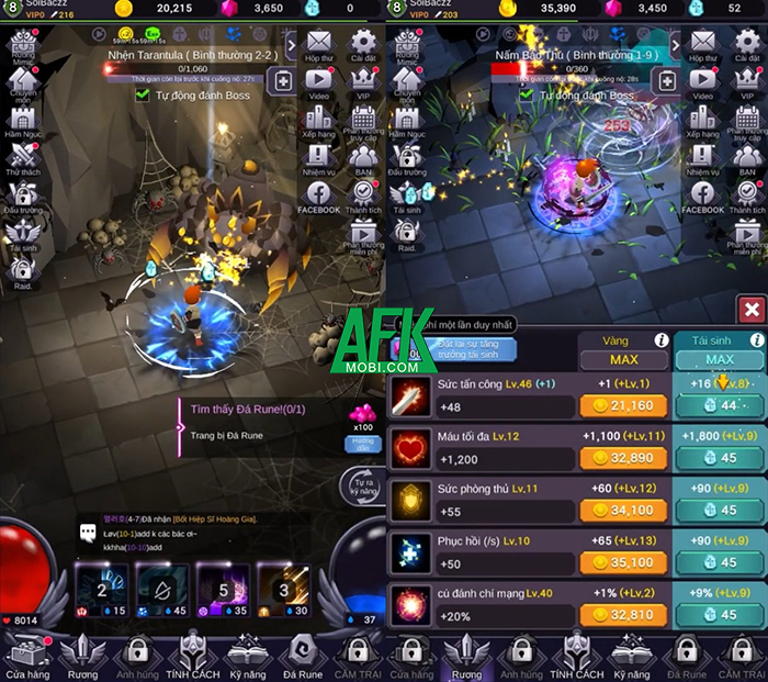 AFK Dungeon: Idle Action RPG game nhập vai 1 ngón chơi rảnh tay cực cuốn hút 3