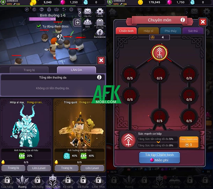 AFK Dungeon: Idle Action RPG game nhập vai 1 ngón chơi rảnh tay cực cuốn hút 4