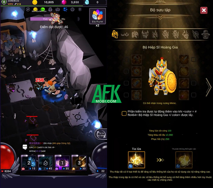 AFK Dungeon: Idle Action RPG game nhập vai 1 ngón chơi rảnh tay cực cuốn hút 2