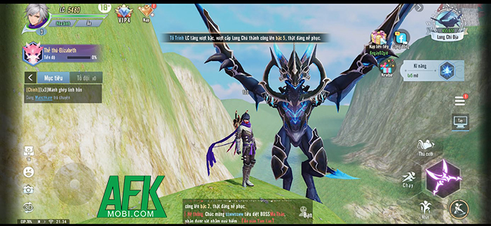 AFKMobi tặng nhiều gift code Dragon Saga - VTC Game giá trị 1
