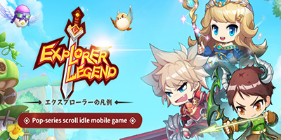 Explorer Legend game idle nhập vai màn hình dọc phong cách Maple Story