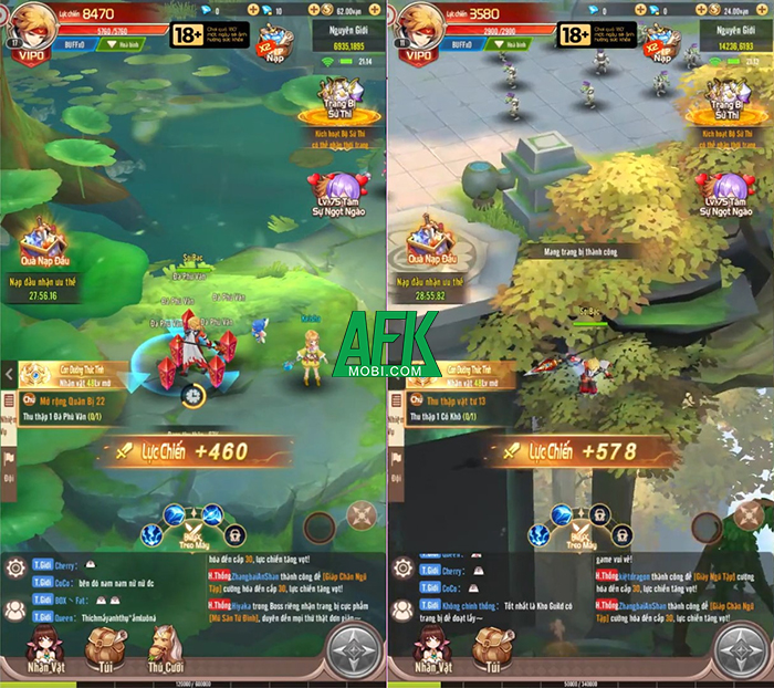 Vương Quốc Ánh Sáng Gzone MMORPG màn hình dọc siêu cute với gameplay đồ sộ 7