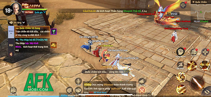 Viễn Chinh Mobile khẳng định lại sức hút của dòng game nhập vai quốc chiến 8