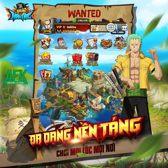 Vua Hải Tặc - CMN game đấu tướng rảnh tay lấy chủ đề One Piece sắp ra mắt tại Việt Nam 0