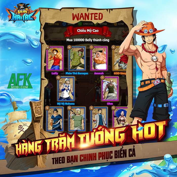 Vua Hải Tặc - CMN game đấu tướng rảnh tay lấy chủ đề One Piece sắp ra mắt tại Việt Nam 2