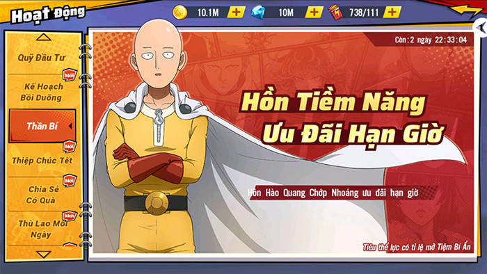 One Punch Man: The Strongest khởi động năm con hổ với chuỗi sự kiện cực khủng 3