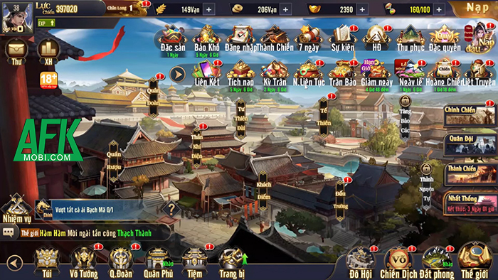 Tam Quốc: Công Thành Thiên Hạ game chiến thuật kết hợp thẻ tướng chủ đề Tam Quốc đồ họa 2,5D sống động 1