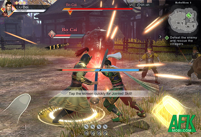 Dynasty Warriors: Overlords phiên bản mobile kế thừa hoàn hảo lối chơi chặt chém đã tay của thương hiệu Dynasty Warriors 7
