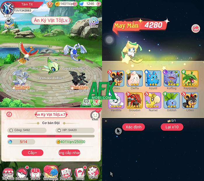 Thần Thú AFK game idle thẻ tướng đa nền tảng dễ chơi dễ trúng thưởng với chủ đề Pokémon hấp dẫn 6