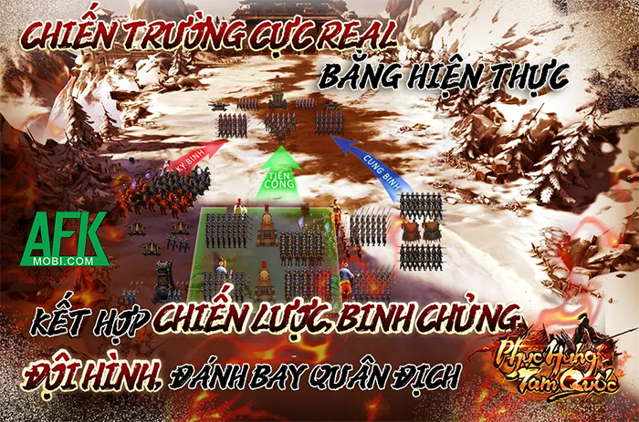 Game điều binh khiển tướng đánh trận Phục Hưng Tam Quốc Mobile cập bến Việt Nam 3