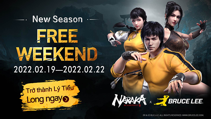 Naraka: Bladepoint cho chơi miễn phí, giảm giá sâu 30% từ ngày 19/2 2