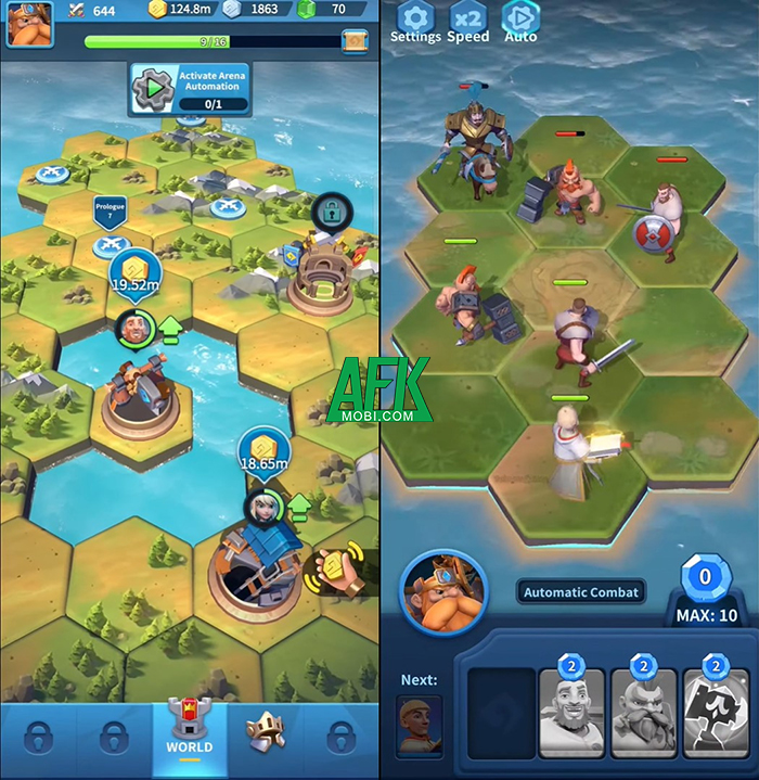 Clash Heroes: Idle Empire game idle chiến thuật có lối chơi đơn giản nhưng vẫn đầy hấp dẫn 3