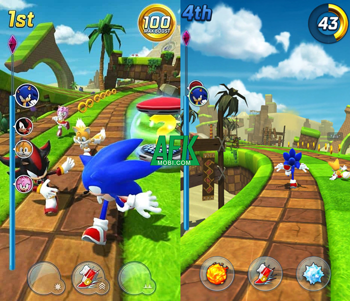 Hòa mình vào các trận chiến tốc độ cao trong game hành động đối kháng Sonic Forces - Running Battle 1