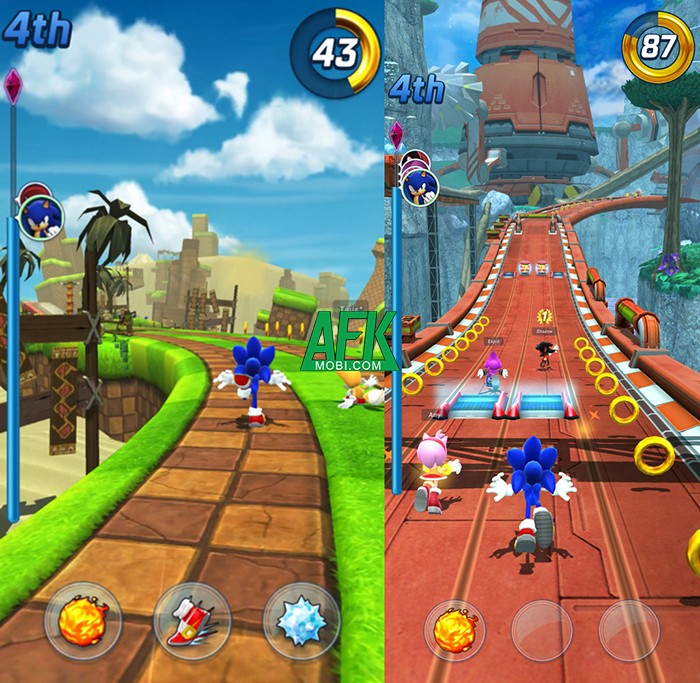 Hòa mình vào các trận chiến tốc độ cao trong game hành động đối kháng Sonic Forces - Running Battle 3