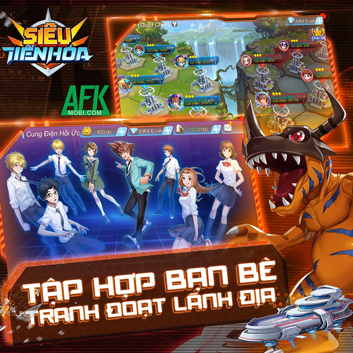 Game chủ đề Digimon mang tên Siêu Tiến Hóa Mobile về Việt Nam 2