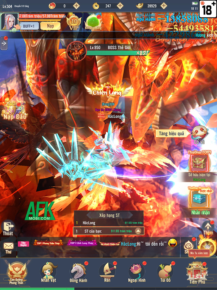 Vào game nhập vai màn hình dọc Thần Vương Chi Mộng - Funtap để biến thân tung chưởng, chiến đấu cực ảo ma! 7