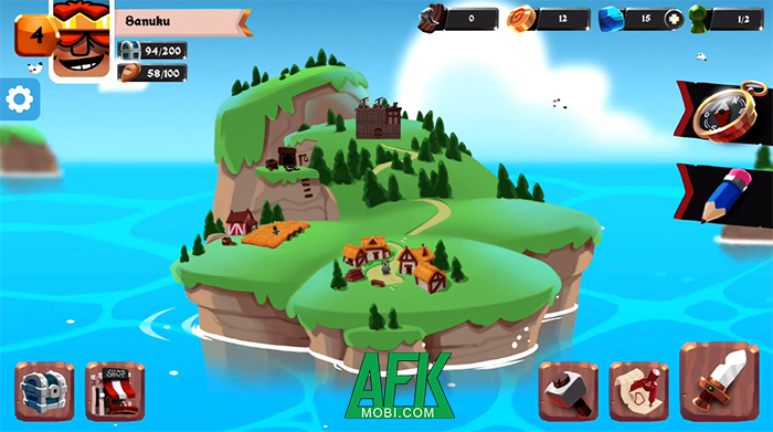 Xây dựng pháo đài và chiến đấu với người chơi khác trong game chiến thuật Castle War: Idle Island 1