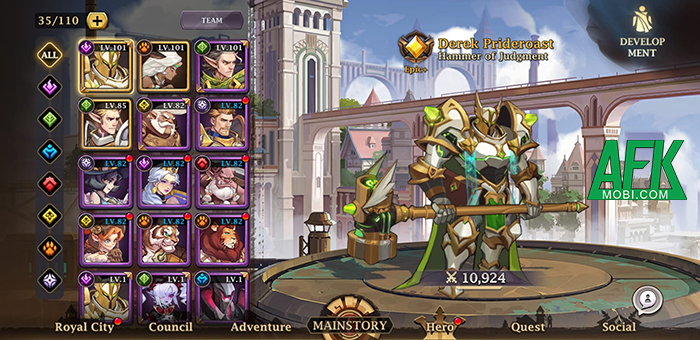 Fourth Age: Idle RPG game mobile thẻ tướng rảnh tay có đồ họa độc đáo 1